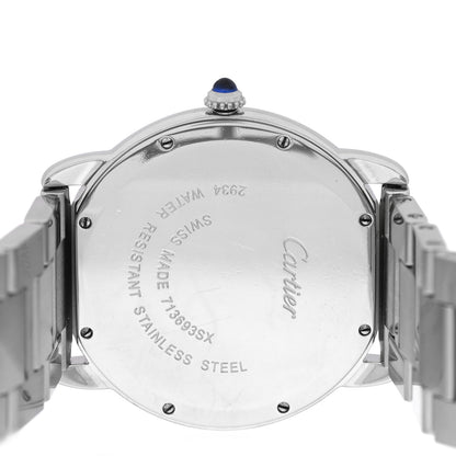 Cartier Stainless Steel 36mm Ronde Solo Quartz Watch 4 of 5