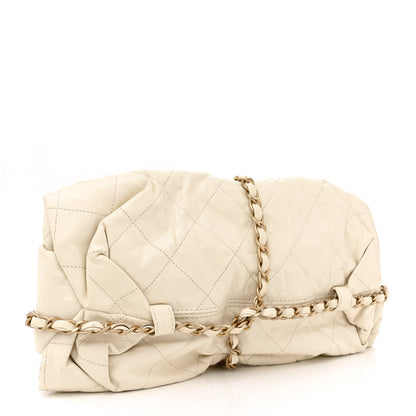 Chanel Calfskin Quilted Baluchon White 3 of 13