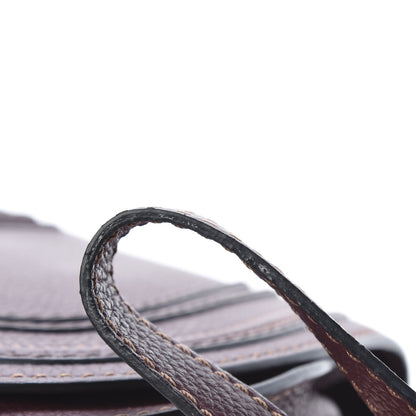 Chloe Calfskin Mini Marcie Round Crossbody Bag Dark Velvet 15 of 15