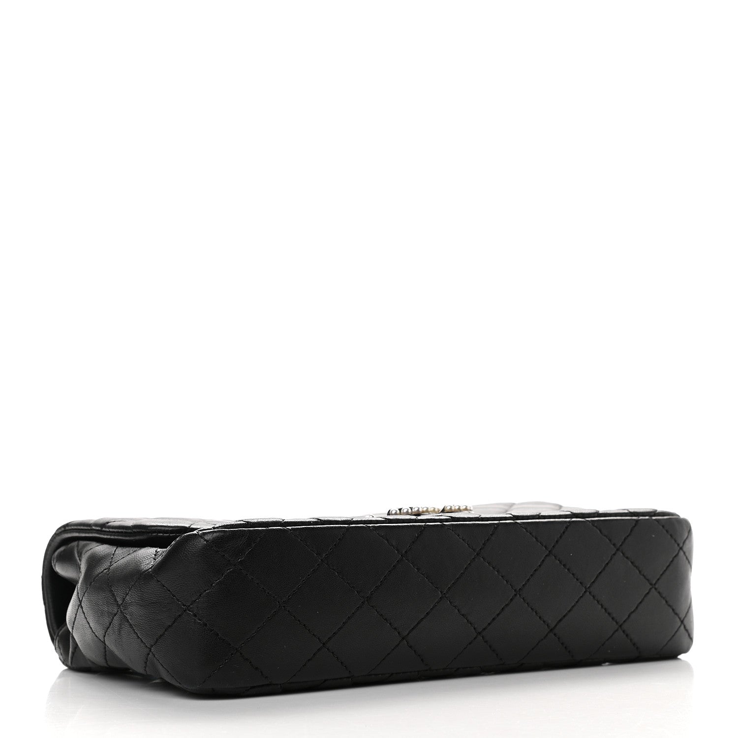 Chanel Lambskin Medium Westminster Pearl Flap Black 4 of 9