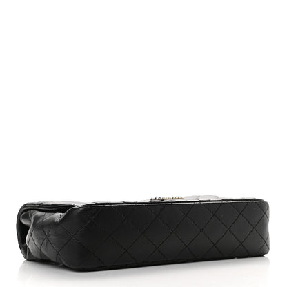 Chanel Lambskin Medium Westminster Pearl Flap Black 4 of 9