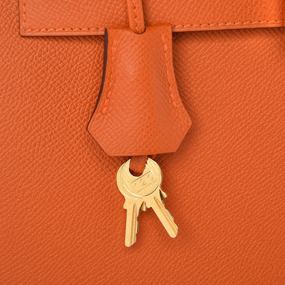 Hermes Epsom Kelly Sellier 28 Orange 7 of 33
