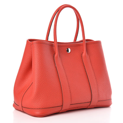 Hermes Vache Country Garden Party TPM 30 Rouge Tomate 3 of 10