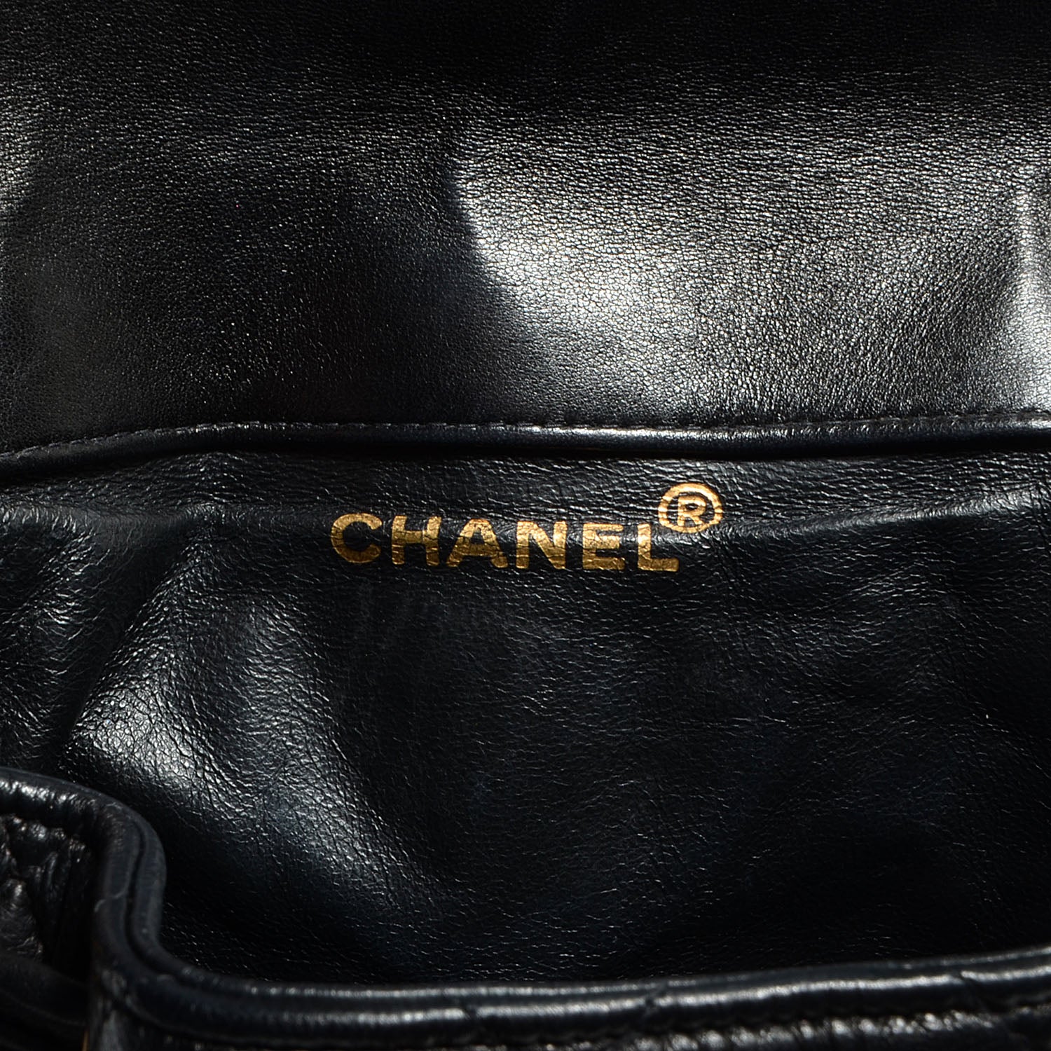 Chanel Lambskin Quilted Backpack Black 6 of 8