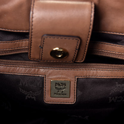 MCM Visetos Shoulder Bag Brown 6 of 8