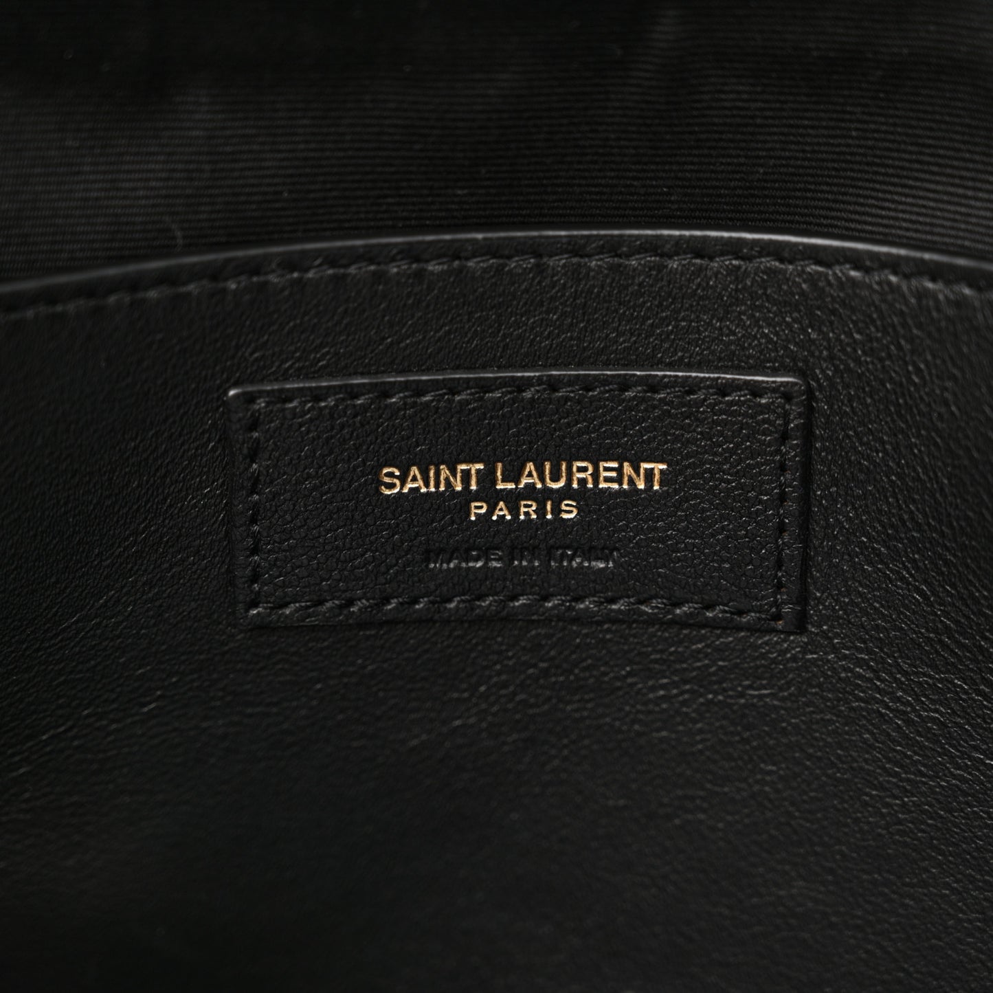 Lambskin Matelasse Monogram Large Jamie 4.3 Black