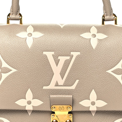 Louis Vuitton Empreinte Monogram Giant Madeleine MM Dove Grey Beige 7 of 10