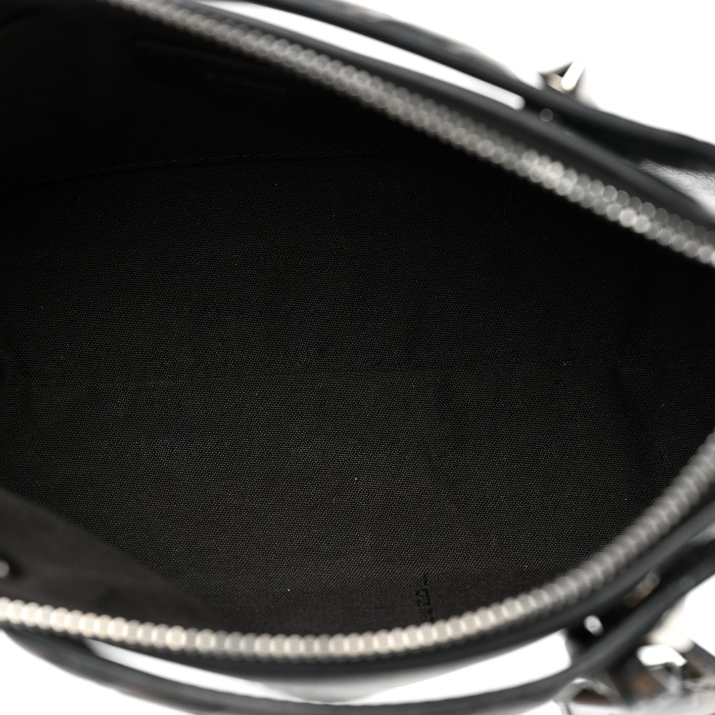 Vitello Dolce Bi-Color FF 1974 Embossed Mini By The Way Boston Bag Black Maya