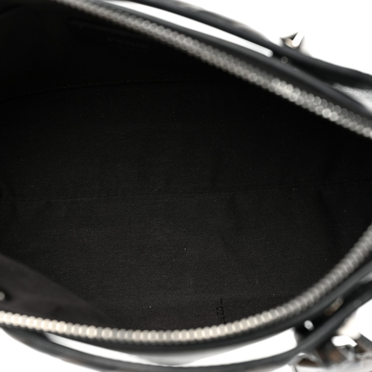 Fendi Vitello Dolce Bi-Color FF 1974 Embossed Mini By The Way Boston Bag Black Maya 5 of 12