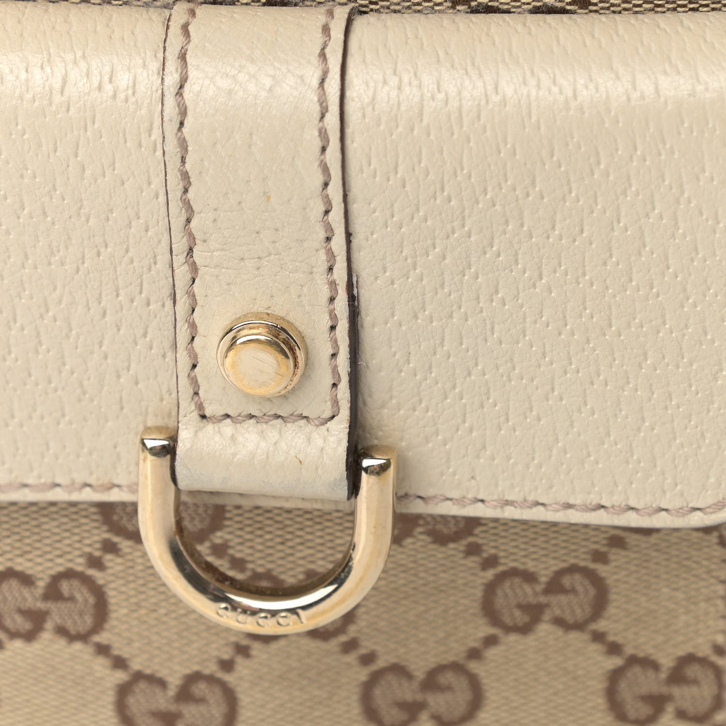 Monogram Pocket Hobo Off White