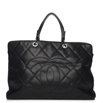 Chanel Soft Caviar Quilted Large Timeless Tote Black 1 of 13