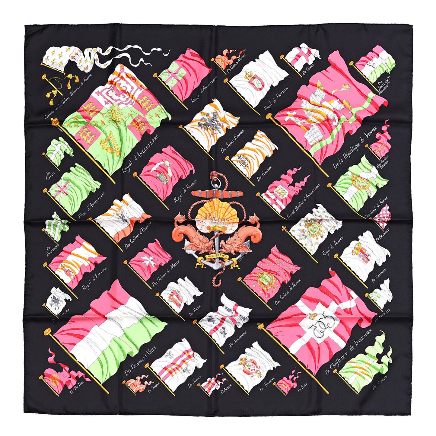 Silk Pavois Scarf 90
