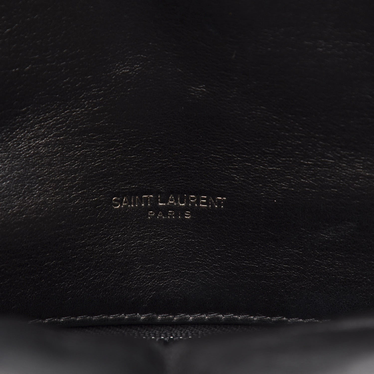 Saint Laurent Lambskin Quilted Small Loulou Puffer Monogram Chain Satchel Black 6 of 10