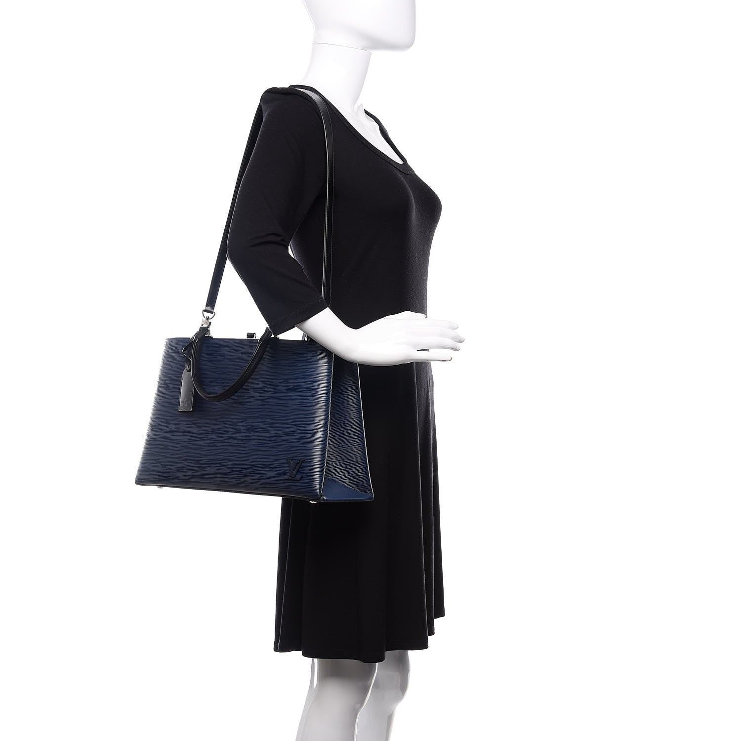 Louis Vuitton Epi Kleber MM Indigo 2 of 13
