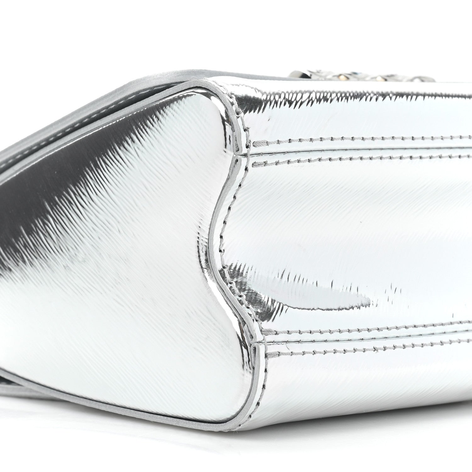 Louis Vuitton Mirror Epi Swarovski Strass Twist PM Silver 9 of 10