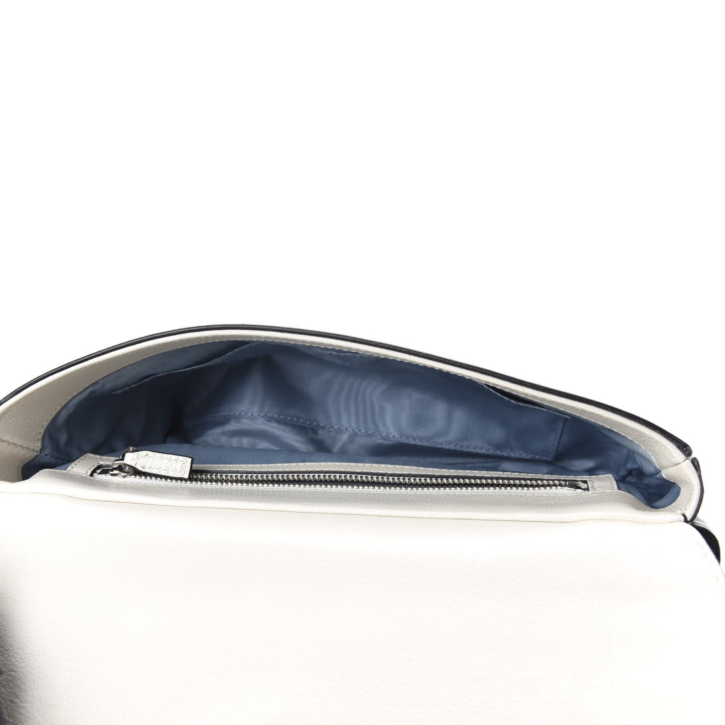 Calfskin Diagonal GG Medium Thiara Double Envelope Shoulder Bag Black White