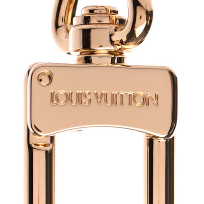 Louis Vuitton Resin Wood Vivienne Trunk Bag Charm Key Holder Pink 3 of 4