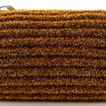 Loewe Metallic Lurex Pleated Bracelet Pouch Shoulder Bag Gold 8 of 10