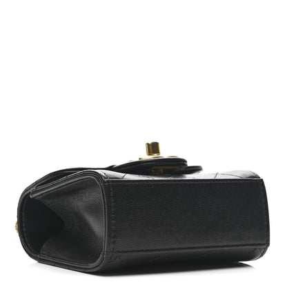 Chanel Goatskin Chic Pearls Clutch On Chain Black 4 of 13