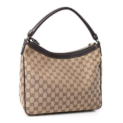 Gucci Monogram Pocket Hobo Brown 2 of 4