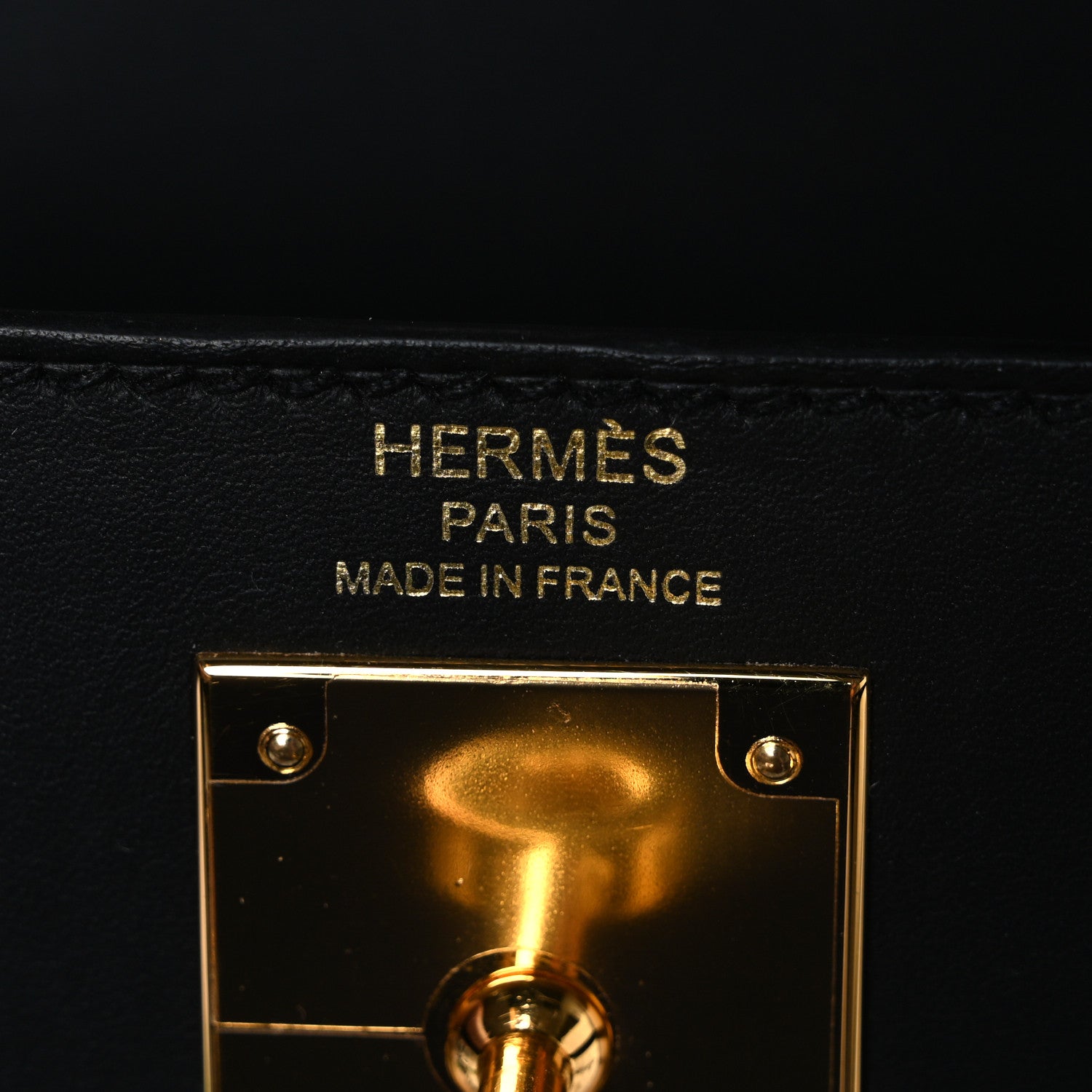 Hermes Sombrero Kelly Sellier 28 Black 6 of 11