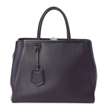 Fendi Vitello Elite Regular 2Jours Tote Ametista 1 of 9