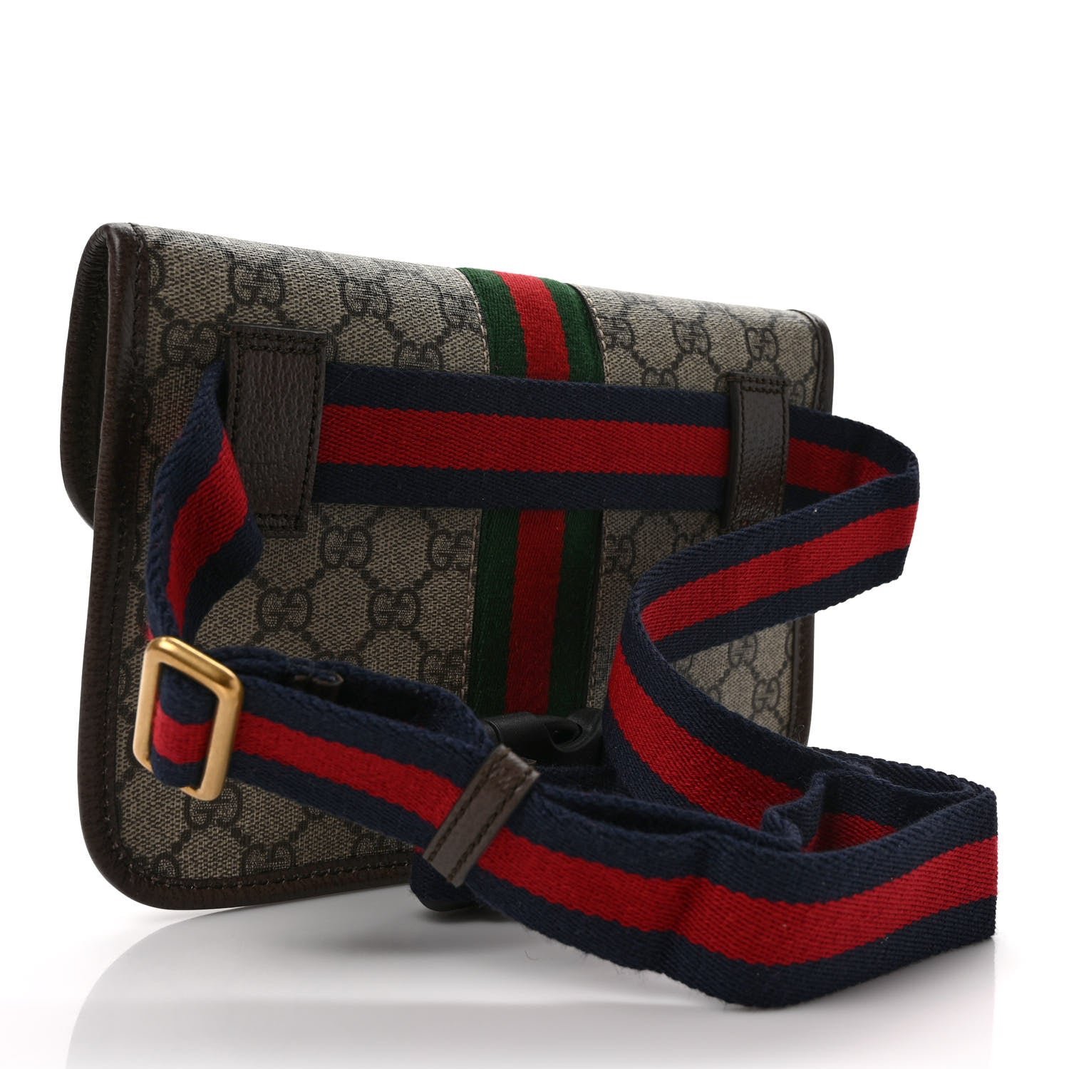 Gucci GG Supreme Monogram Web Small Ophidia Belt Bag Brown 2 of 8