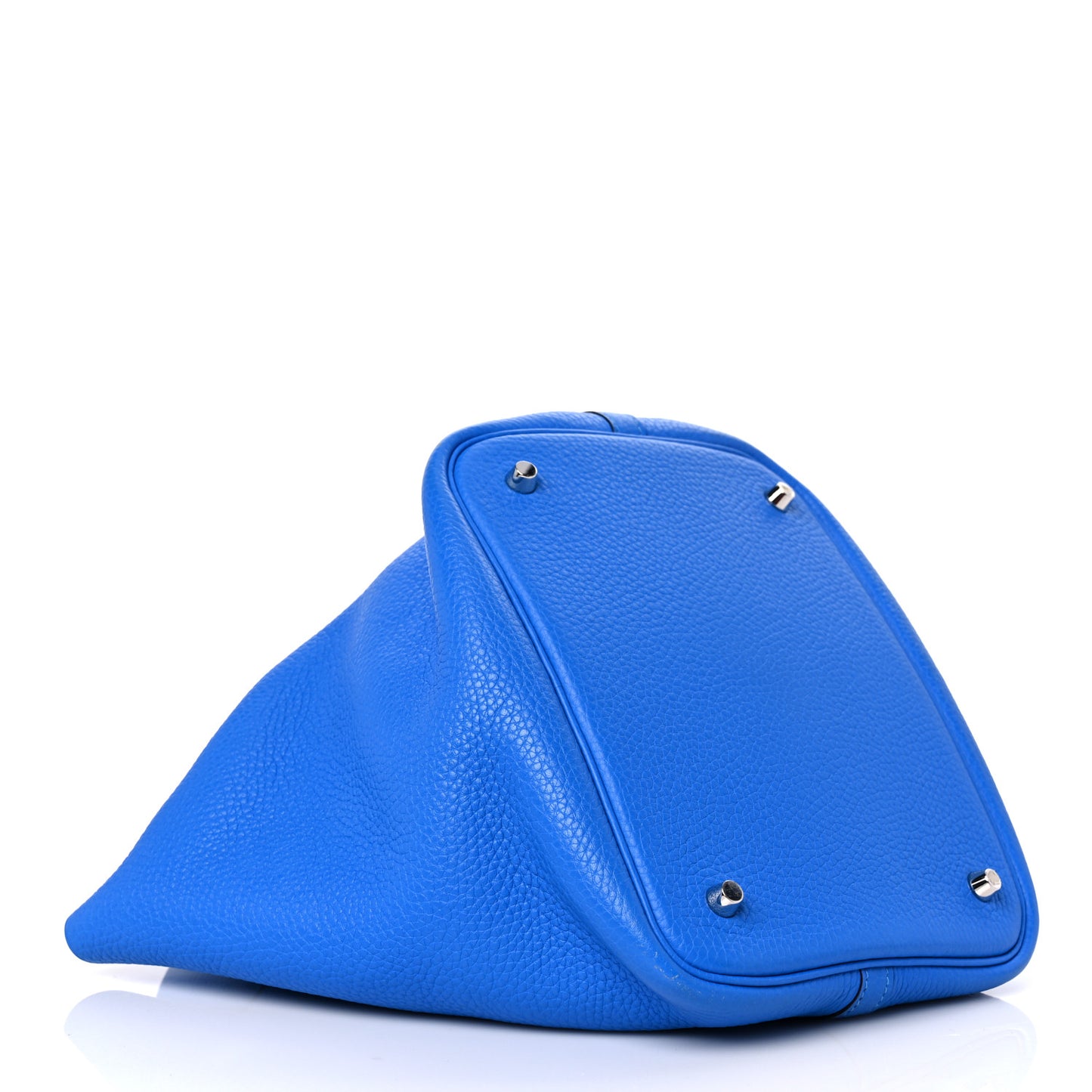 Taurillon Clemence Picotin Lock 22 MM Bleu Hydra