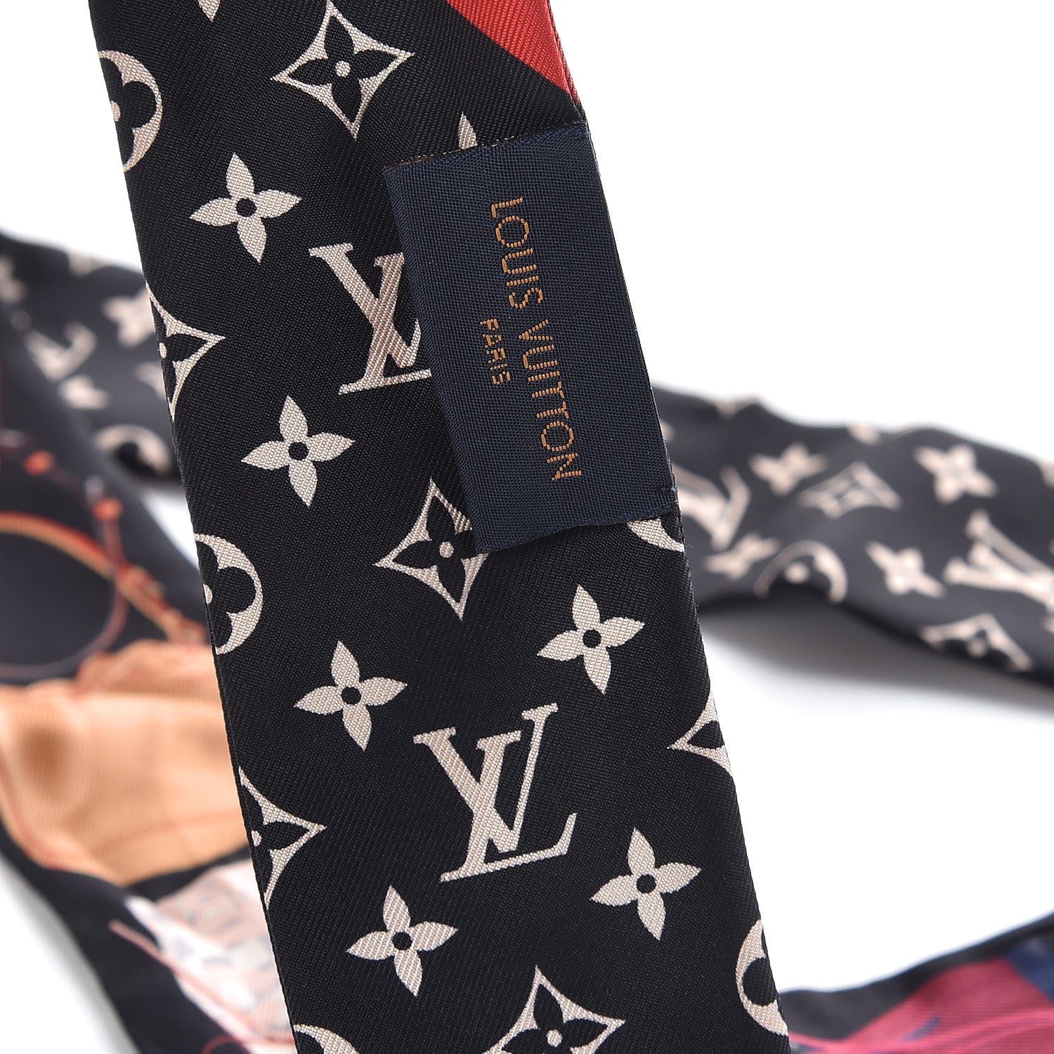 Louis Vuitton Silk Monogram Tribute To Noe BB Bandeau Black 3 of 3