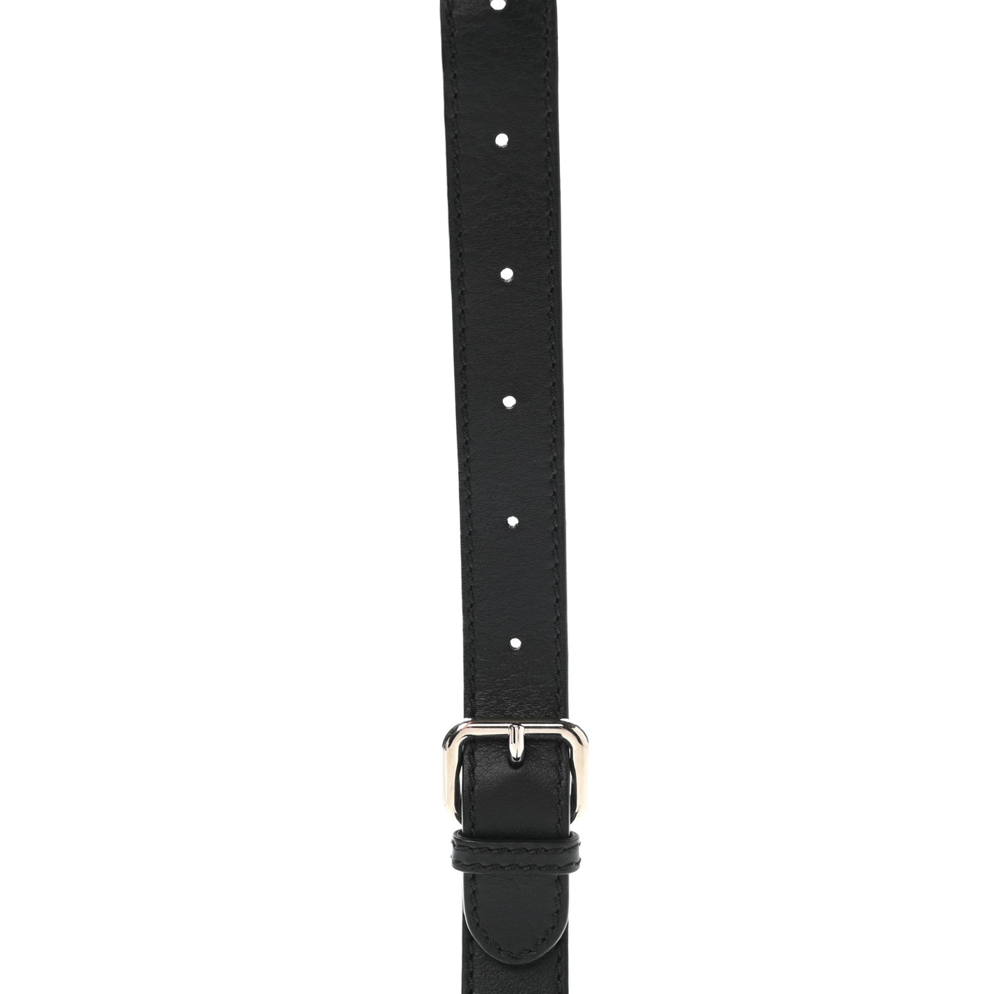 Calfskin Adjustable Peekaboo Strap Black