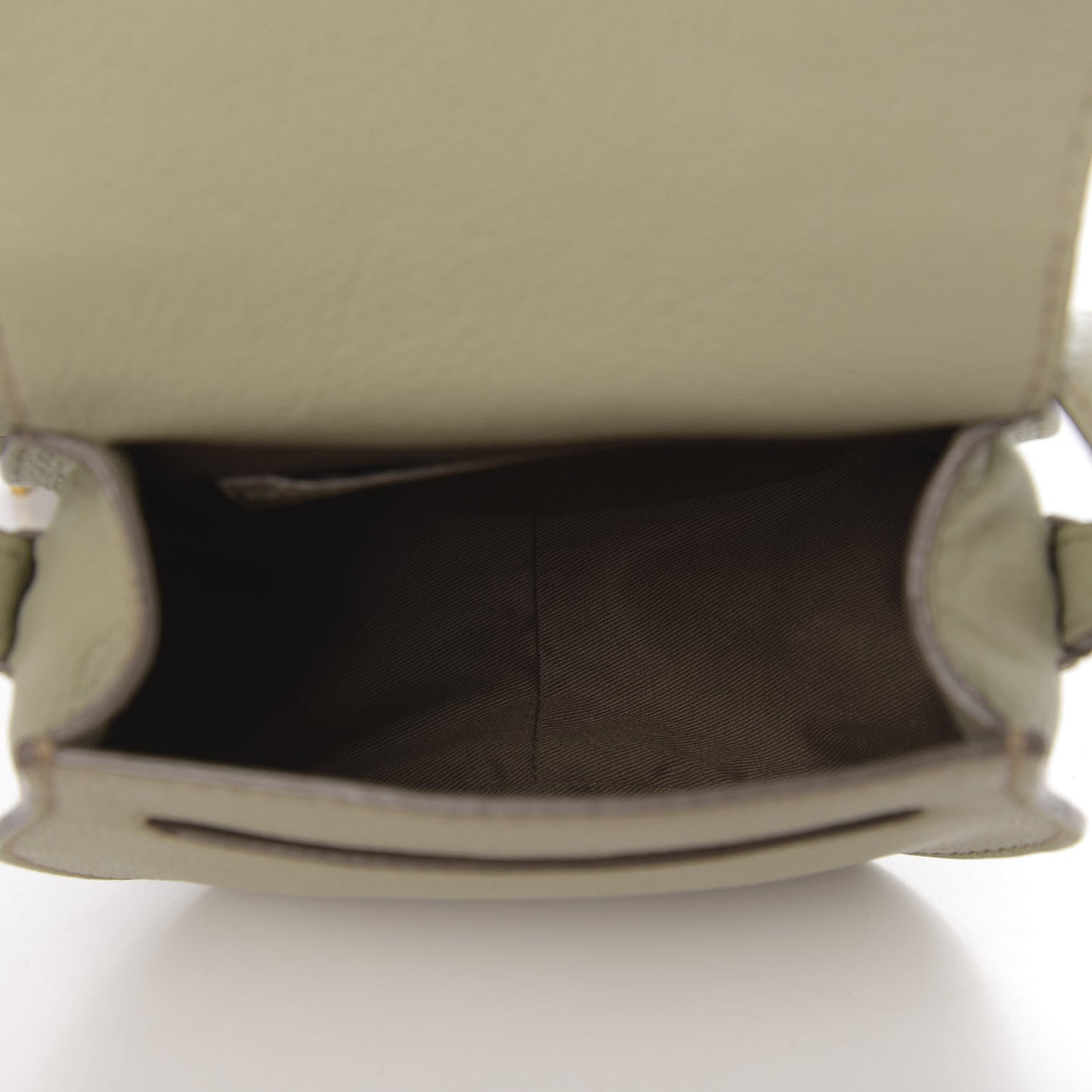 Calfskin Mini Marcie Round Crossbody Bag Sage
