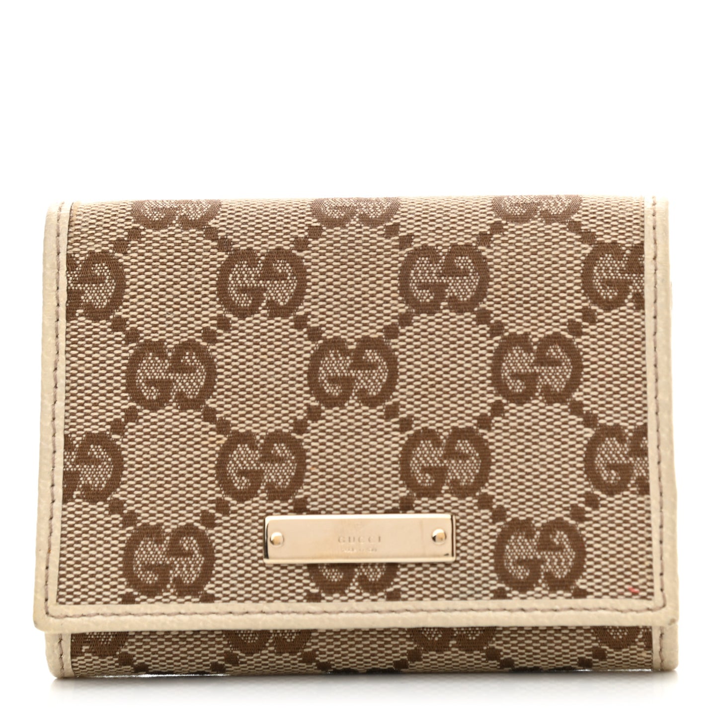 Monogram Card Case Off White