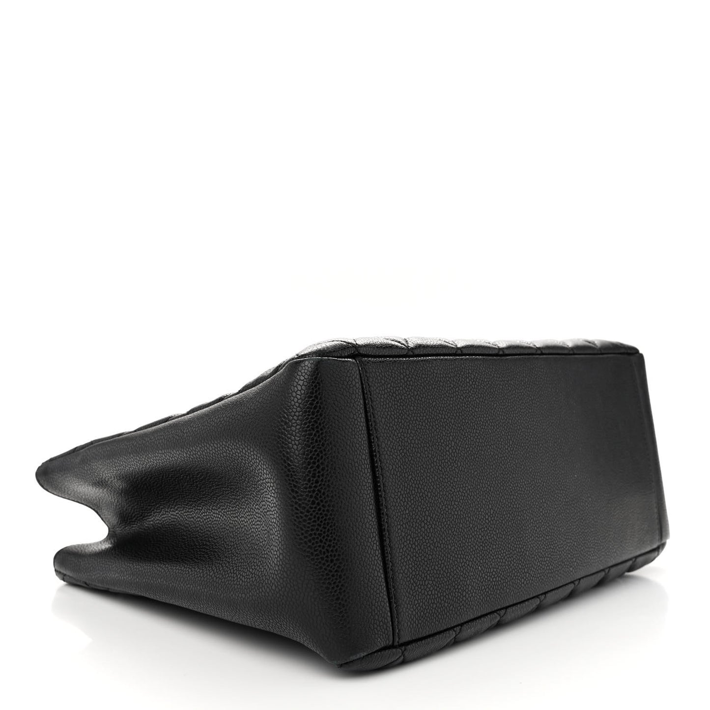 Caviar Quilted Grand Shopping Tote GST Black