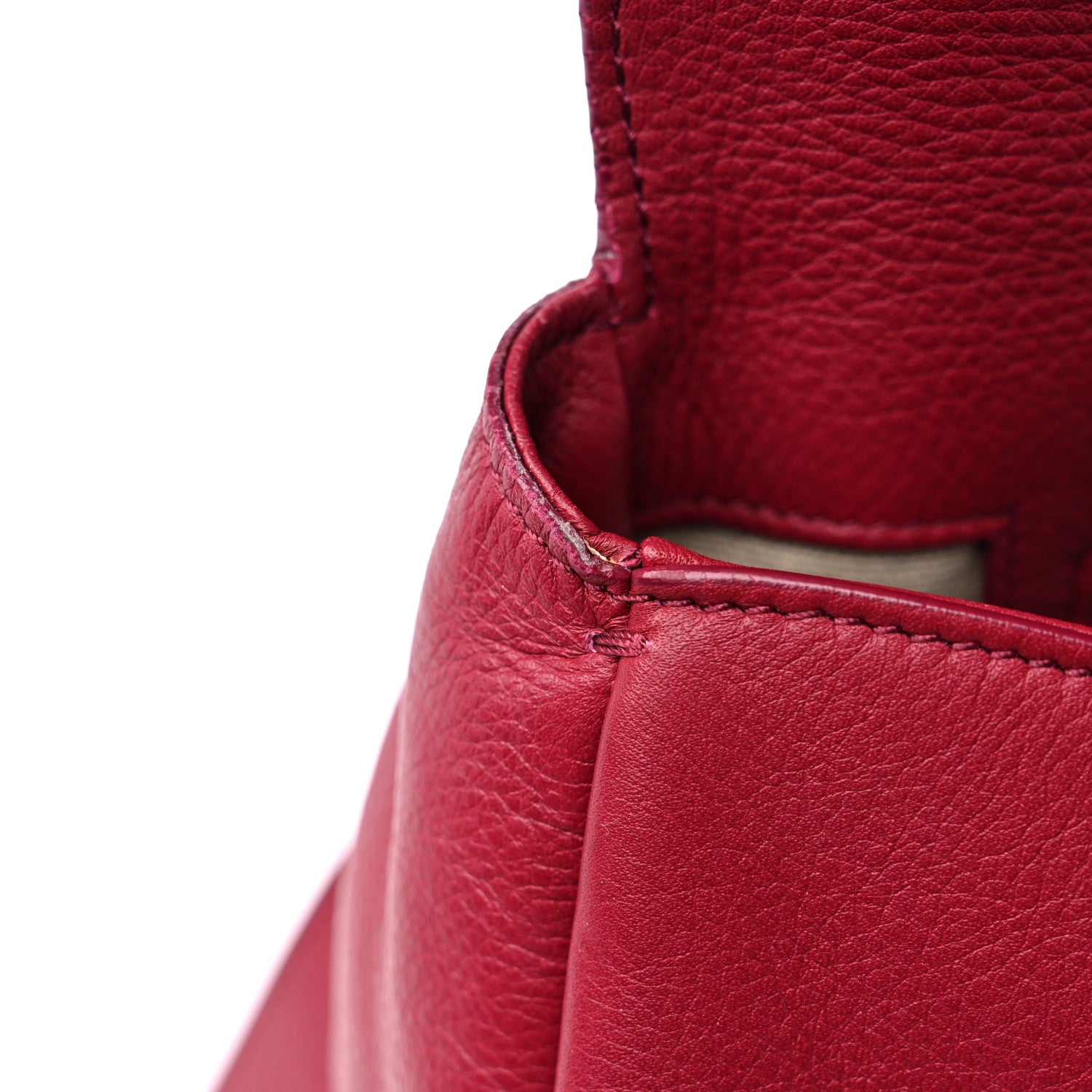 Givenchy Waxy Grained Calfskin Medium Pandora Pure Flap Bag Red 14 of 18