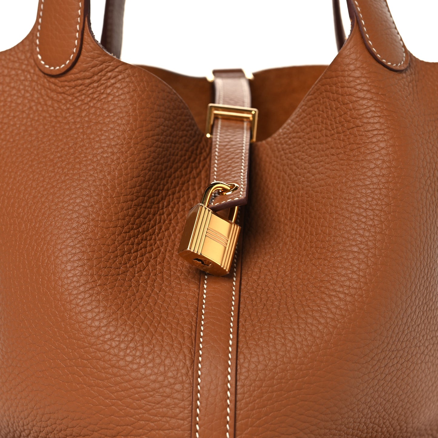 Taurillon Clemence Picotin Lock 22 MM Gold