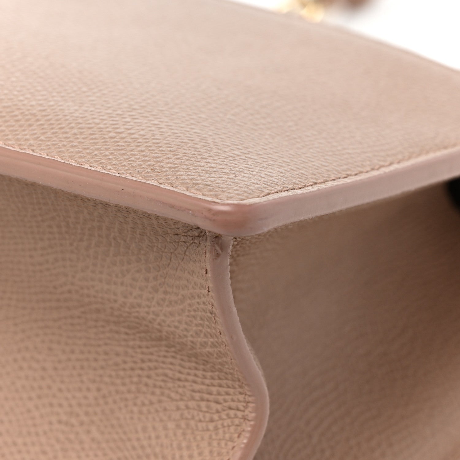 Christian Dior Grained Calfskin 30 Montaigne Chain Flap Bag Blush 14 of 18