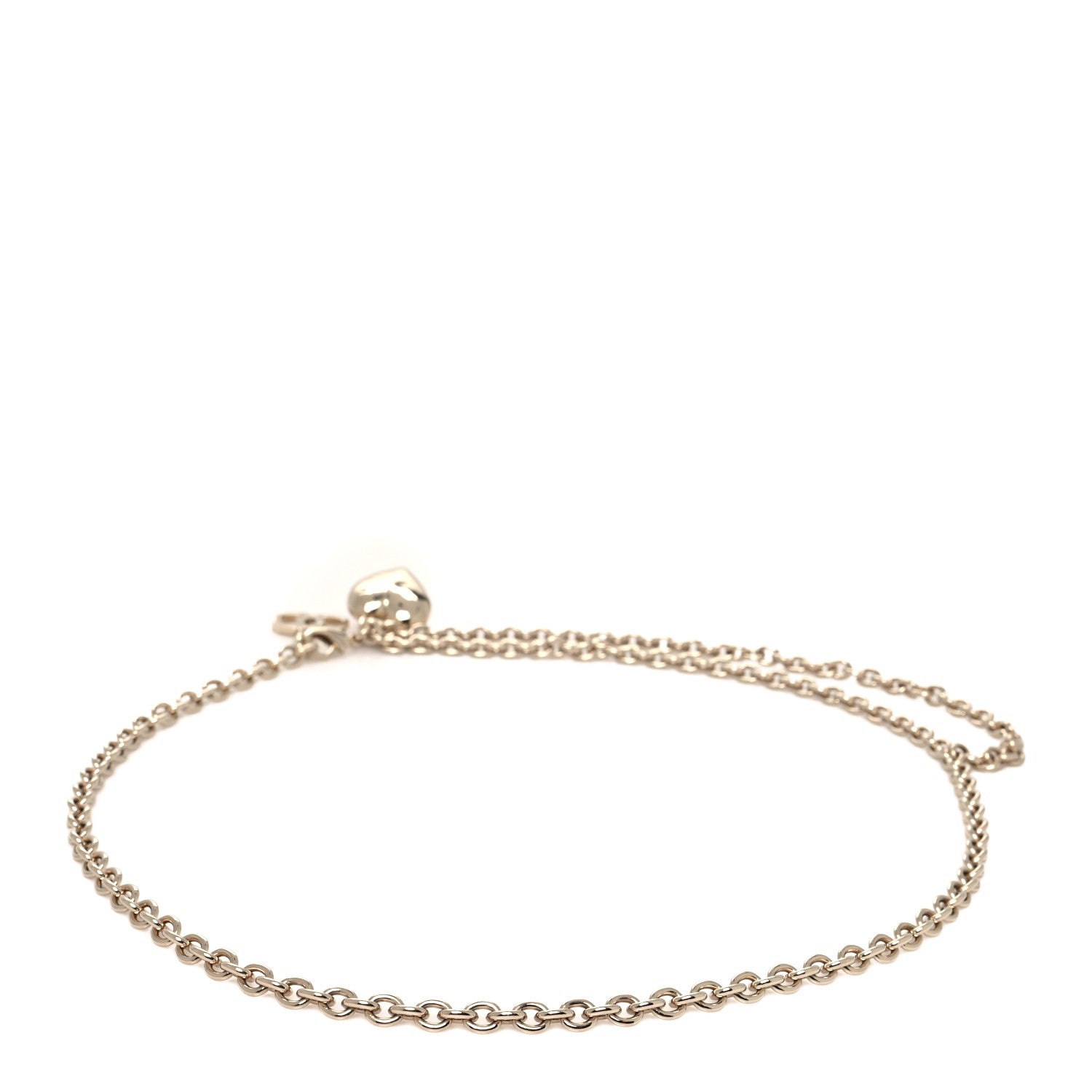 Chanel Metal Chain CC Heart Turnlock Belt Gold 2 of 4