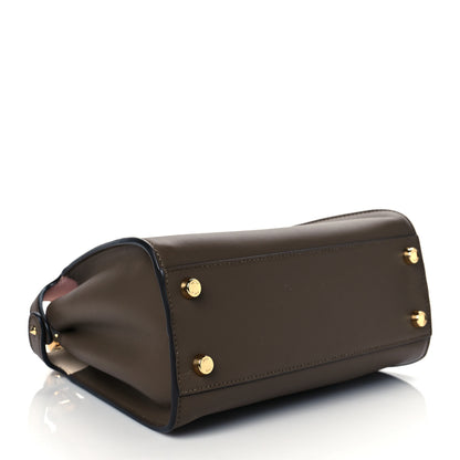 Fendi Vitello Tahiti Burro Bi-Color Medium Peekaboo Iconic Essentially Satchel Maya Camelia Confetto 3 of 9