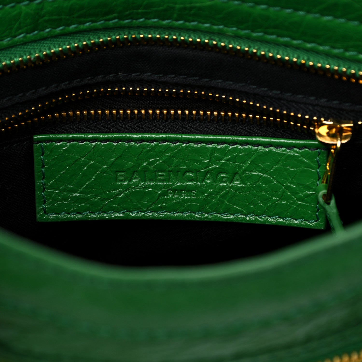 Balenciaga Agneau Giant 12 Gold Hardware Mini City Vert Trefle 11 of 14