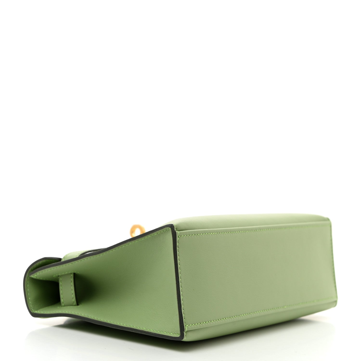 Hermes Swift Kelly Pochette Clutch Vert Criquet 4 of 11