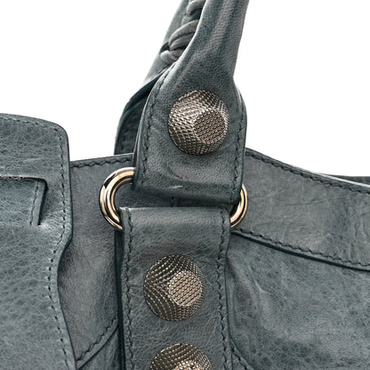 Balenciaga Agneau Giant 21 Silver Hardware City Cyclade 10 of 12