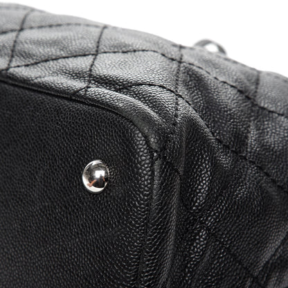 Chanel Grained Calfskin Quilted Large Daily Shopping Tote Black 13 of 14