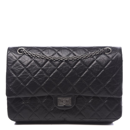 Chanel Aged Calfskin Quilted 2.55 Reissue 226 Flap Black 1 of 11