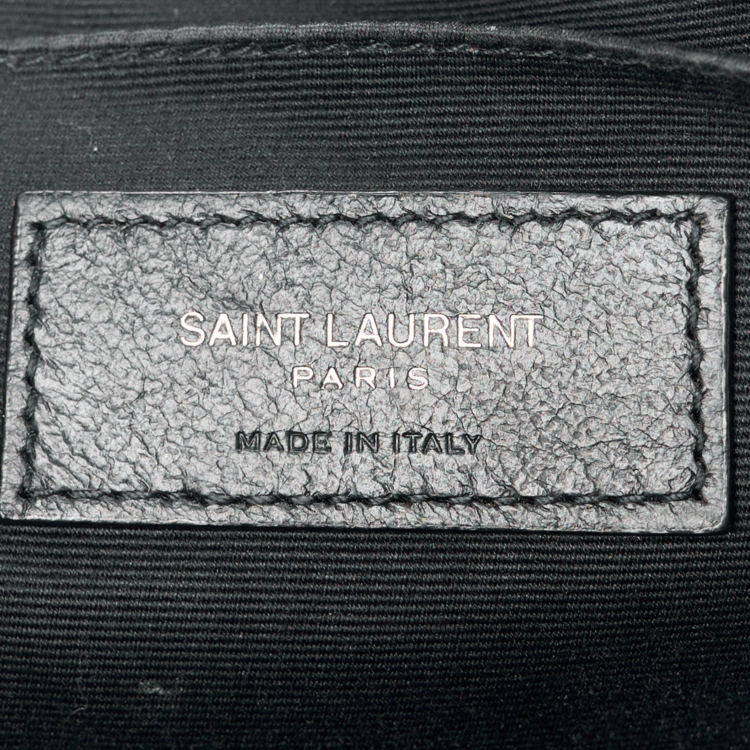 Saint Laurent Calfskin Matelasse Monogram Lou Camera Bag Granite 6 of 14