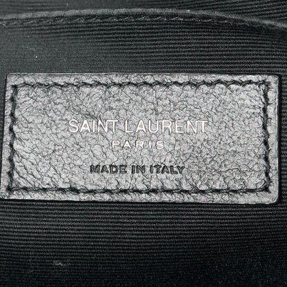 Saint Laurent Calfskin Matelasse Monogram Lou Camera Bag Granite 6 of 14