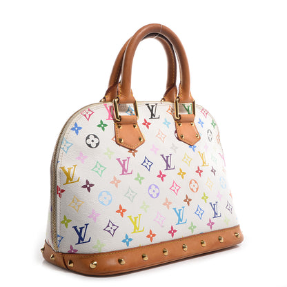 Louis Vuitton Monogram Multicolor Alma White 3 of 6