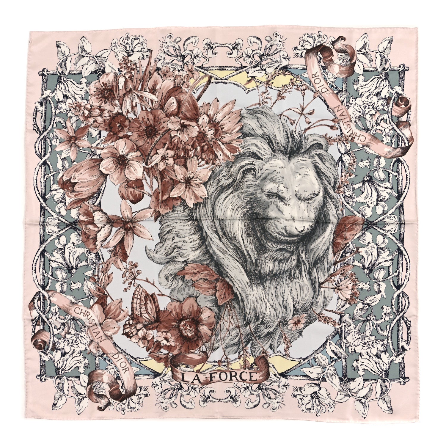 Christian Dior Silk La Force Scarf Multicolor 1 of 3
