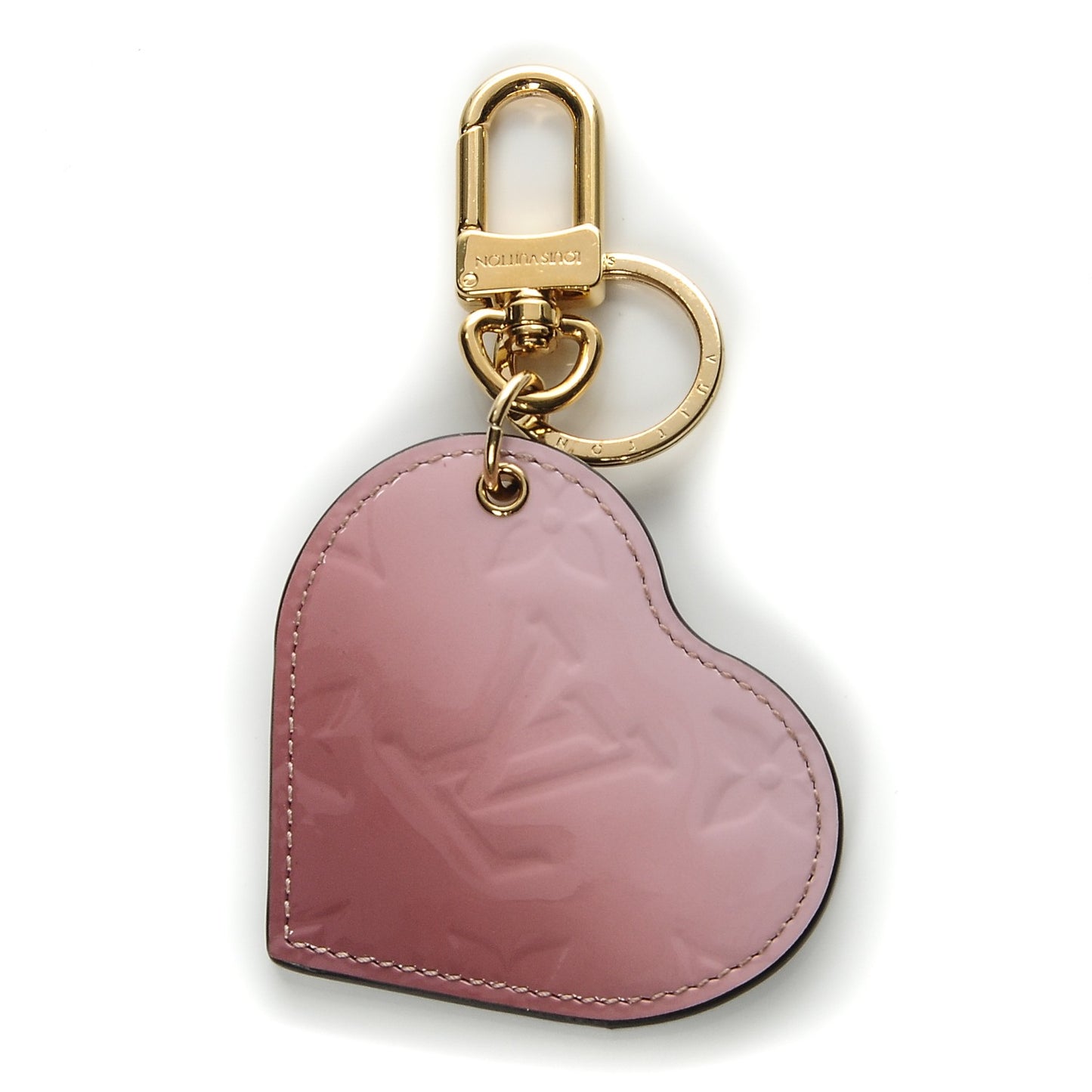 Vernis Degrade Heart Bag Charm Pink