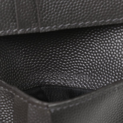 Saint Laurent Grain De Poudre Paris East West Wallet Storm 7 of 7