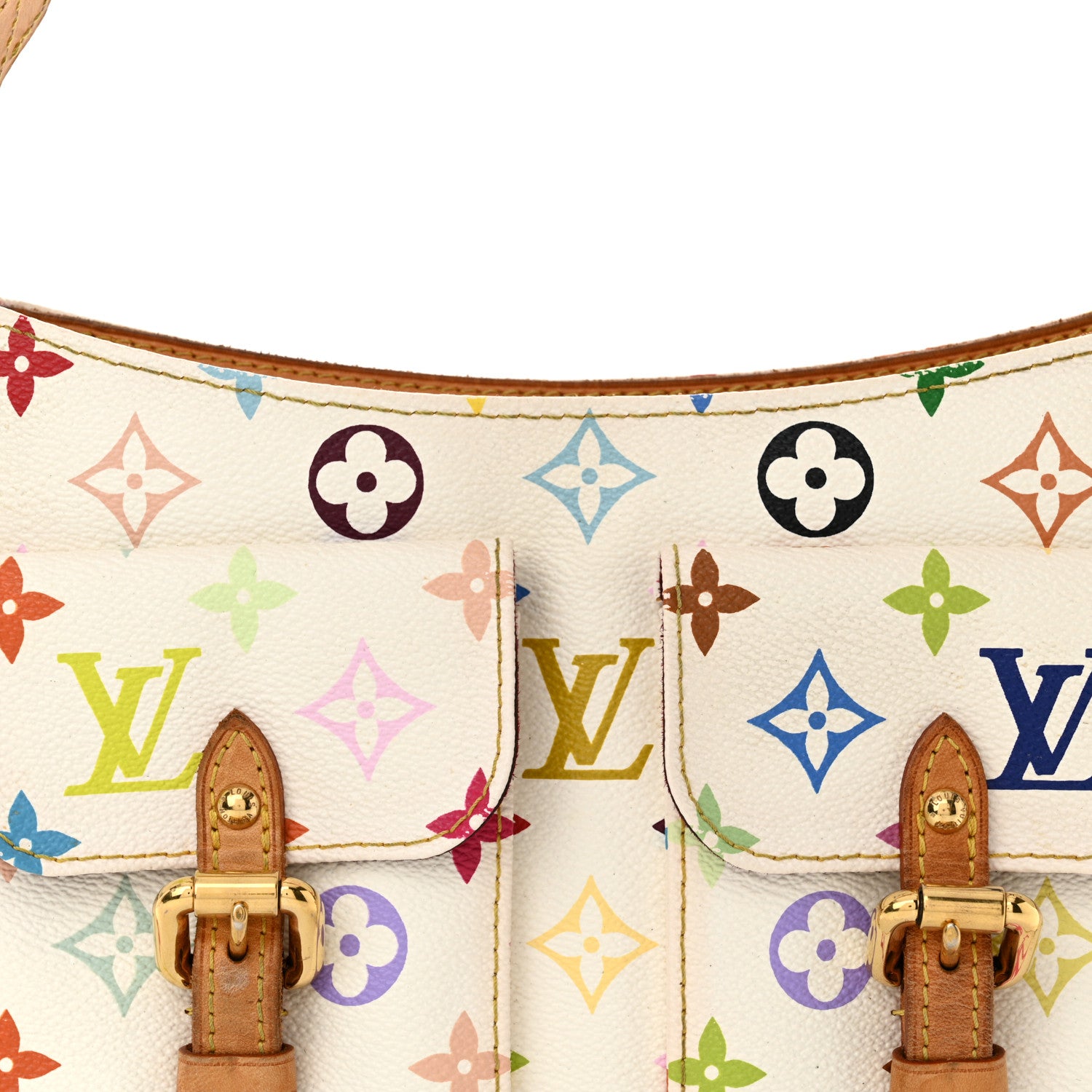 Louis Vuitton Monogram Multicolor Lodge PM White 7 of 15